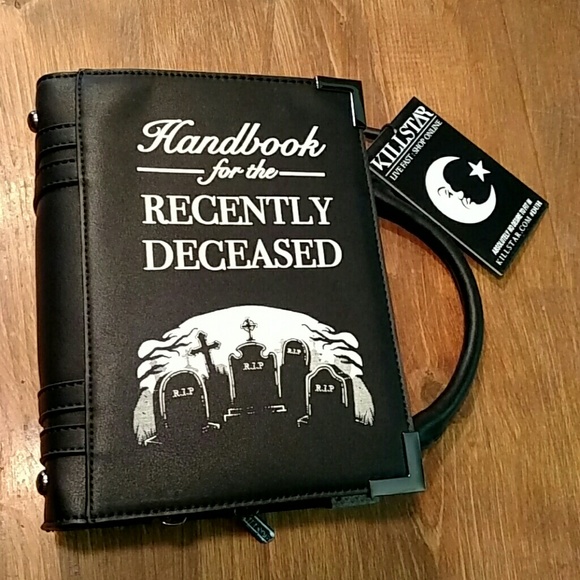 handbook for the recently deceased purse